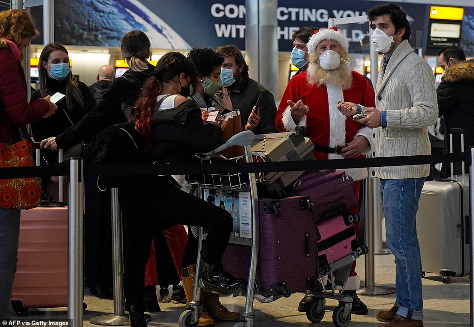 اجواء المطارات قبل عيد الميلاد