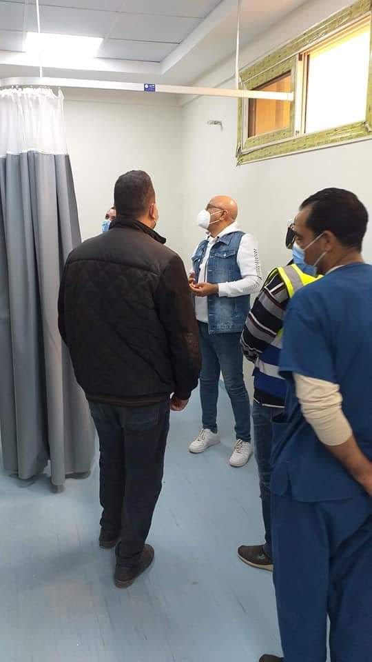 وكيل وزارة الصحة ببنى سويف يتابع مستشفى الصدر  (4)