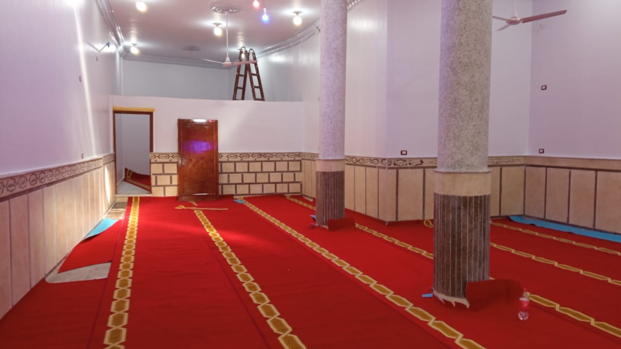 تجهيزات مسجد الحاج نوبى بحاجر قرية الأقالته