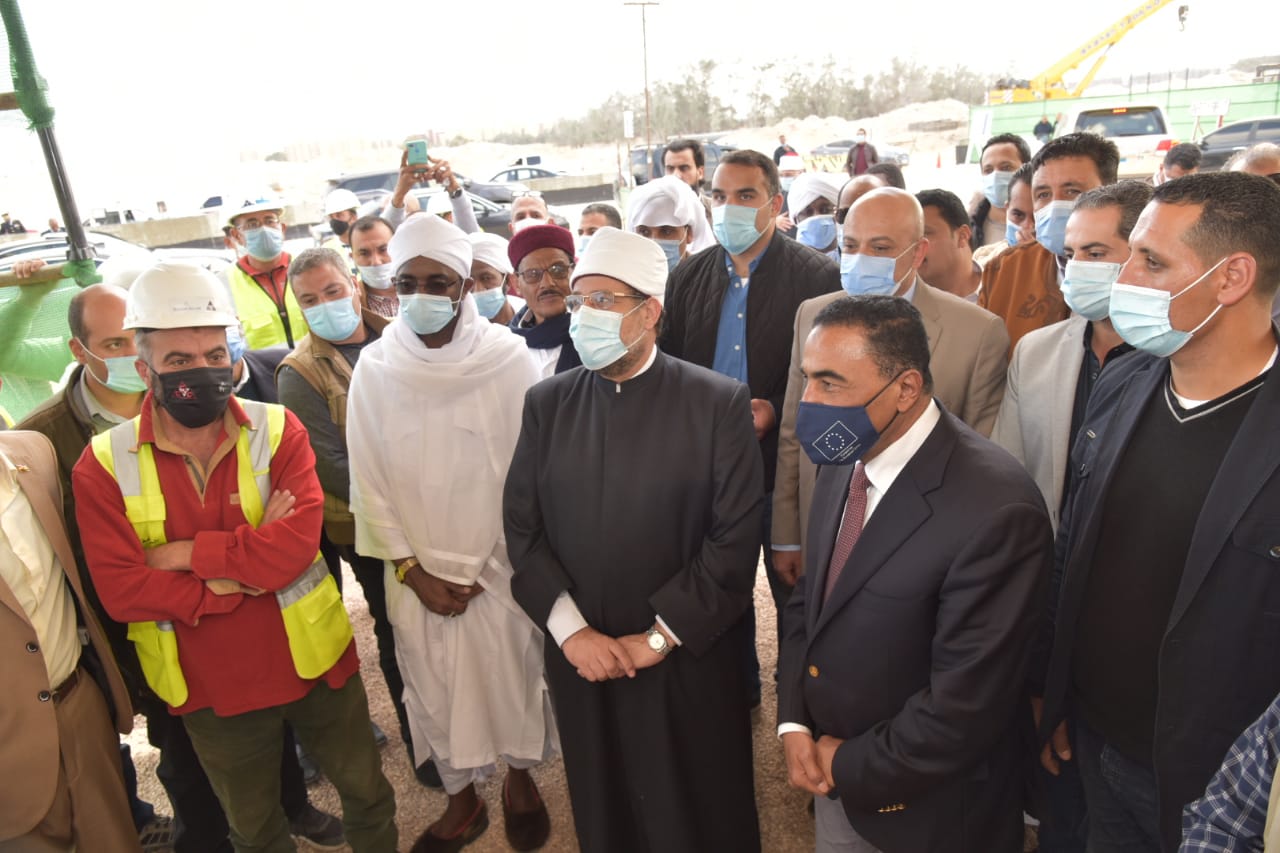 كواليس افتتاح مسجد الملوانى بالعلمين (2)