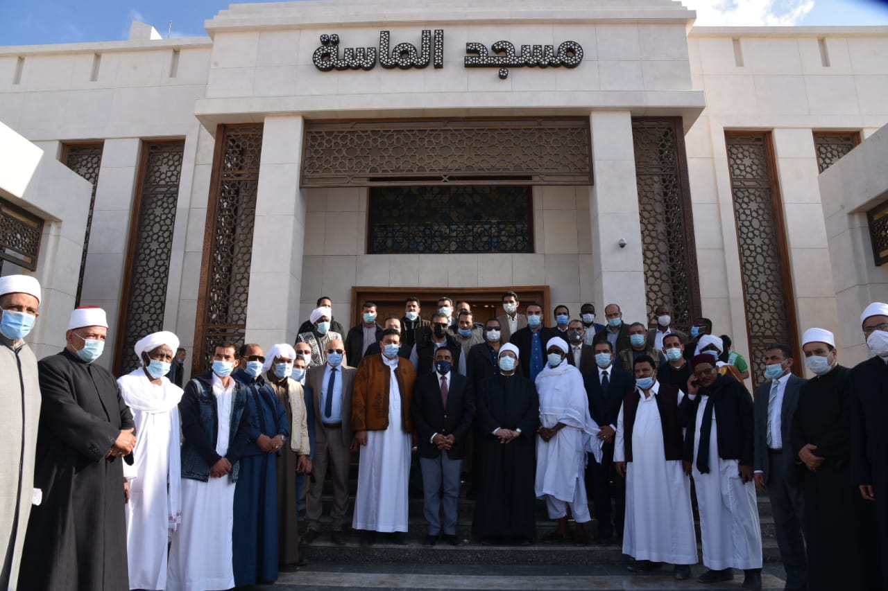 كواليس افتتاح مسجد الملوانى بالعلمين (1)