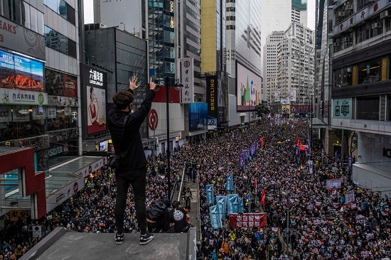 تظاهرات مطالبة للديمقراطية في الصين
