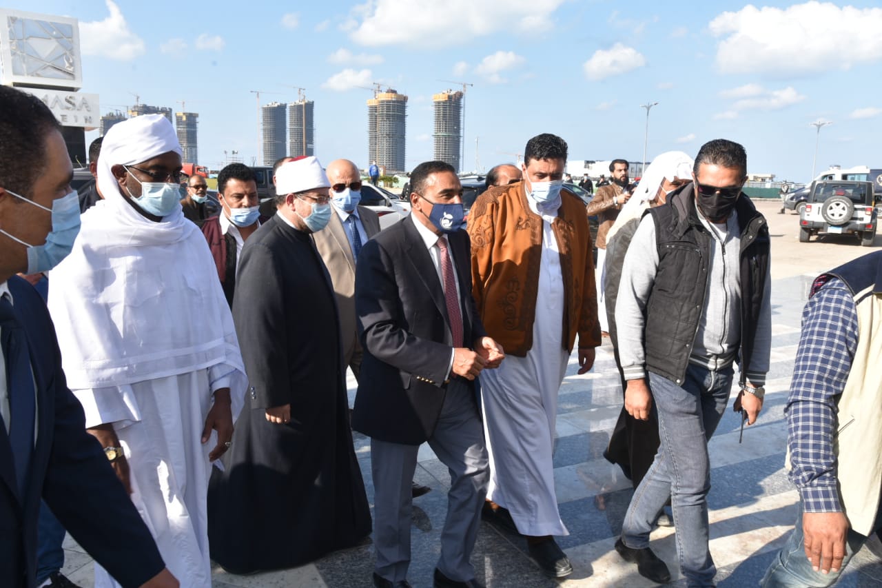 كواليس افتتاح مسجد الملوانى بالعلمين (3)