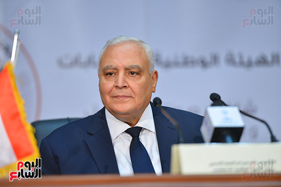 المستشار لاشين إبراهيم رئيس الهيئة الوطنية للانتخابات (40)