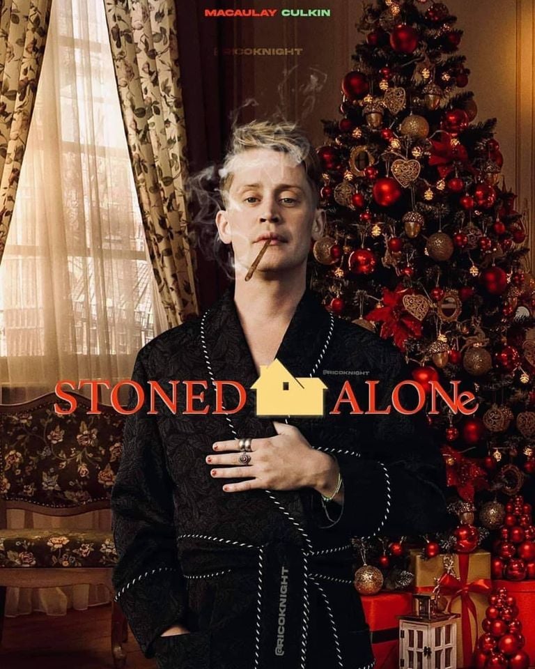 بوستر Stoned Alone المزيف 