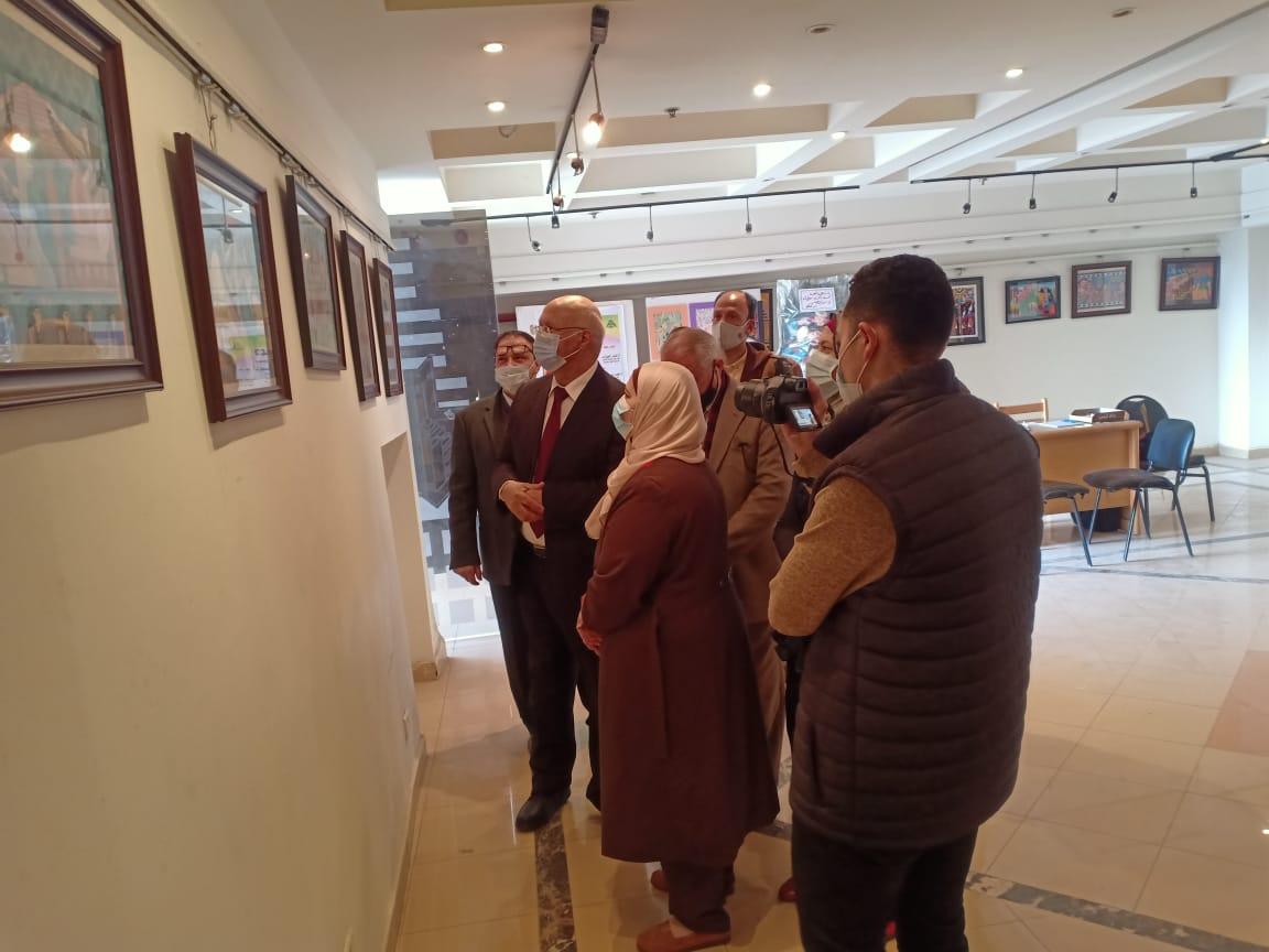 افتتاح معرض التراث بجامعة بنها (4)