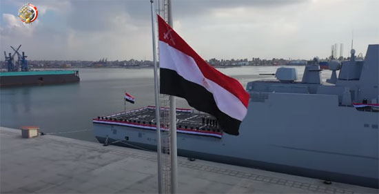 وصول الفرقاطة الجلالة لقاعدة الإسكندرية البحرية (7)