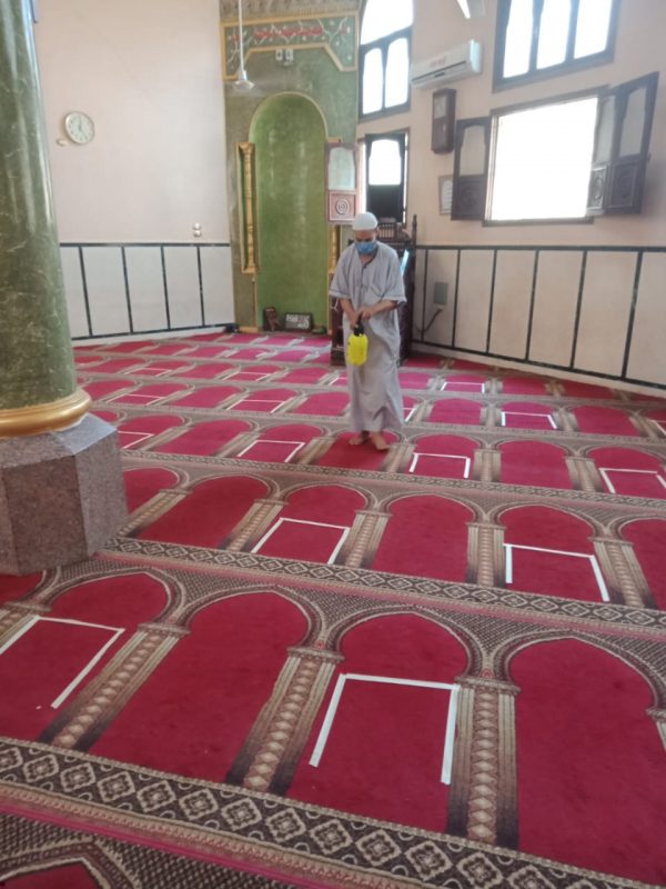 حملة تعقيم ونظافة المساجد