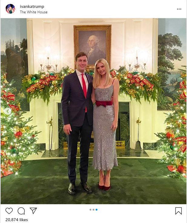ايفانكا ترامب مع زوجها