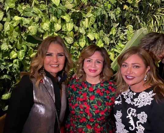 النجمات ليلى علوي وإلهام شاهين ويسرا