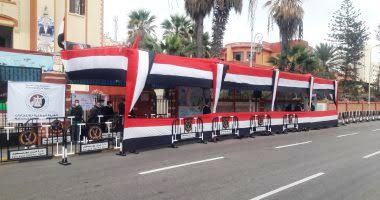 علم مصر يزين لجان جولة الإعادة لانتخابات النواب فى بورسعيد
