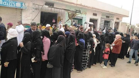 الإقبال على لجان الانتخابات بشمال سيناء (1)