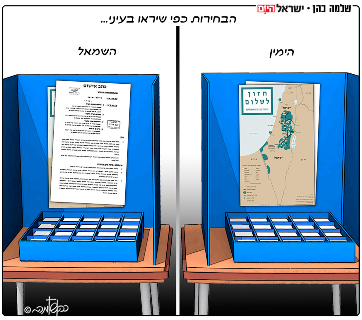 كاريكاتير يسرائيل هيوم 