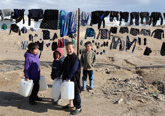 أطفال داعش فى المخيمات