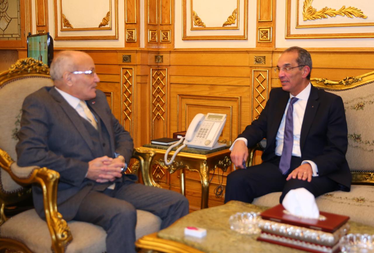 وزيرا الاتصالات و الانتاج الحربى وزيرا الاتصالات و الانتاج الحربى