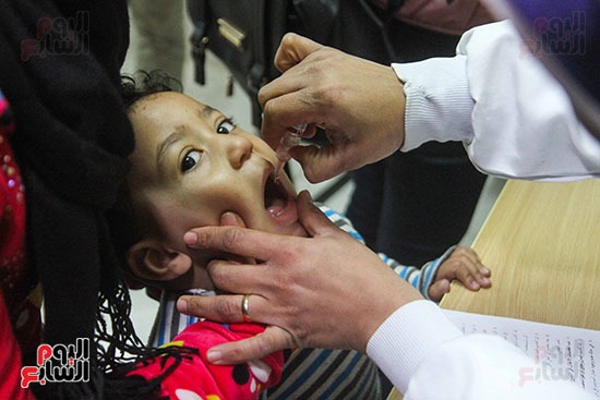حملة التطعيم   ضد مرض شلل الأطفال