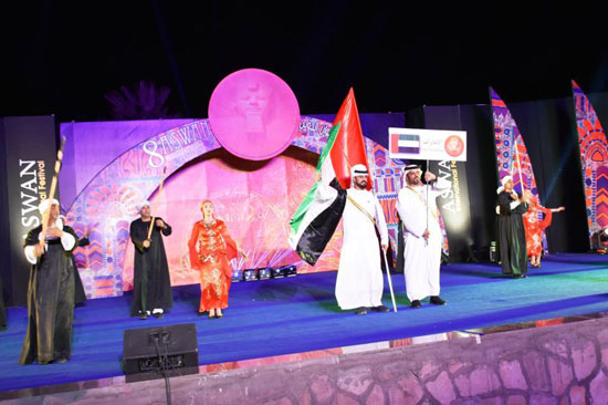 وزيرة الثقافة تشهد انطلاق مهرجان أسوان الدولى (3)