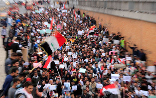 جانب-من-احتجاجات-العراق