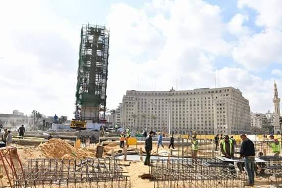 إنجاز 90 % من أعمال تطوير ميدان التحرير .. صور ..مسلة ميدان التحرير 29138-اعمال-التطوير-بميدان-التحرير-(1)