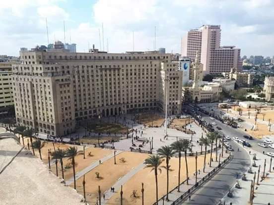 اعمال التطوير بميدان التحرير (4)
