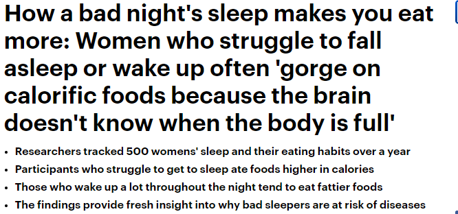 قلة النوم تعرضك للاقبال على الاطعمة غير الصحية والاصابة بالسمنة