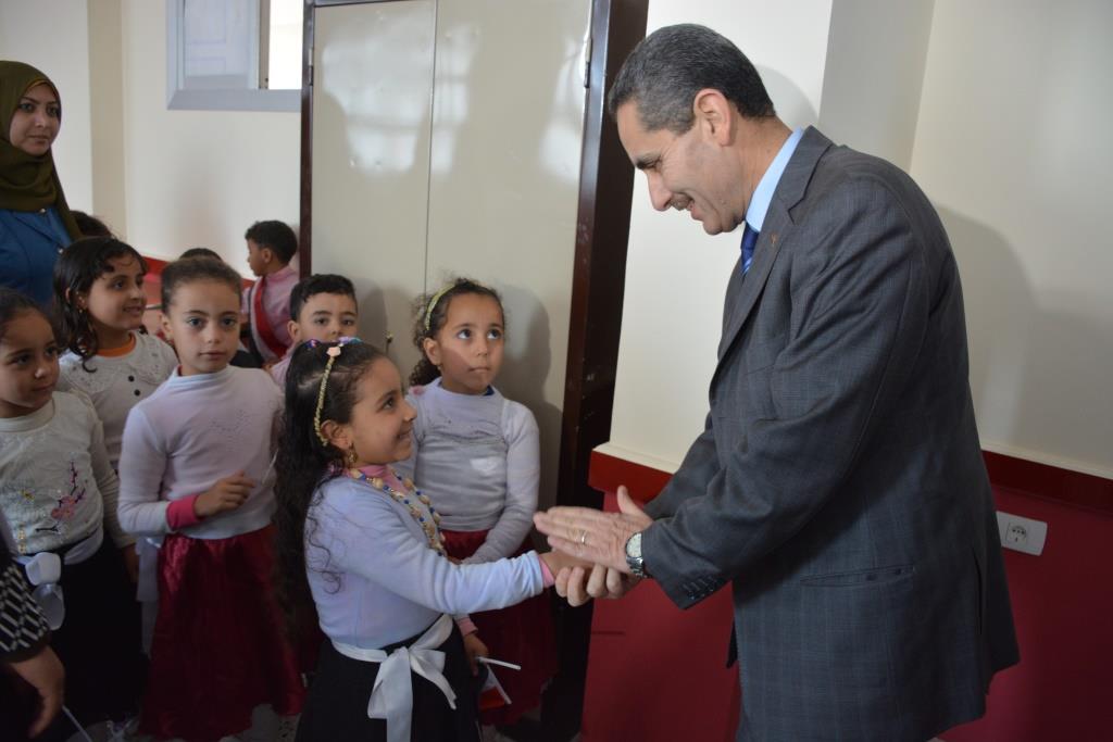 محافظ الغربية يفتتح مدرسة عبد الغفار جاد الله الابتدائية فى زفتى (4)