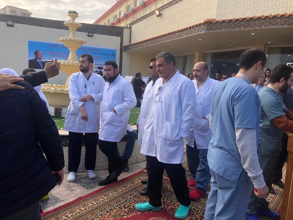 فض معسكر الحجر الصحي  (8)