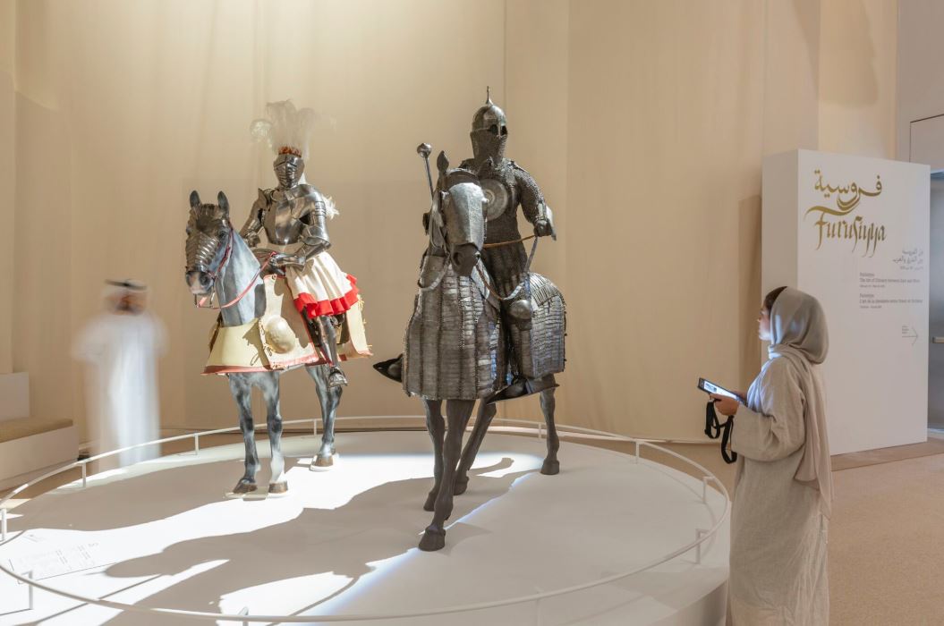 الفارس فى معرض فن الفروسية بين الشرق والغرب فى متحف اللوفر أبوظبى