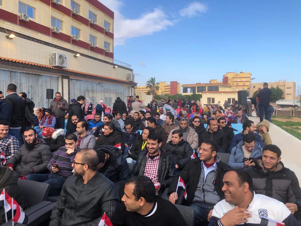 فض معسكر الحجر الصحي  (2)