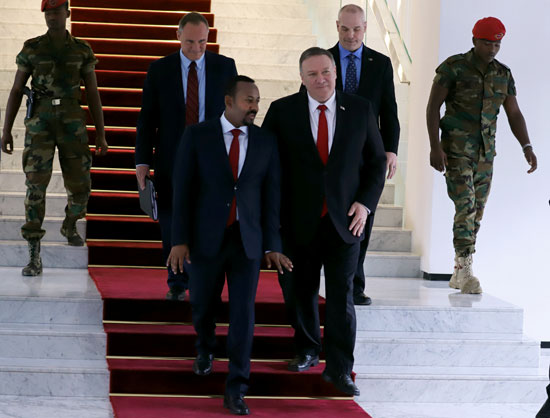 مايك-بومبيو-ورئيس-الوزراء-الإثيوبي-آبى-أحمد
