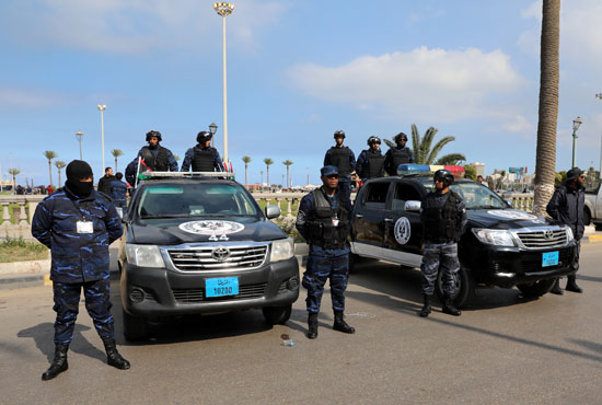 الأمن الليبيى