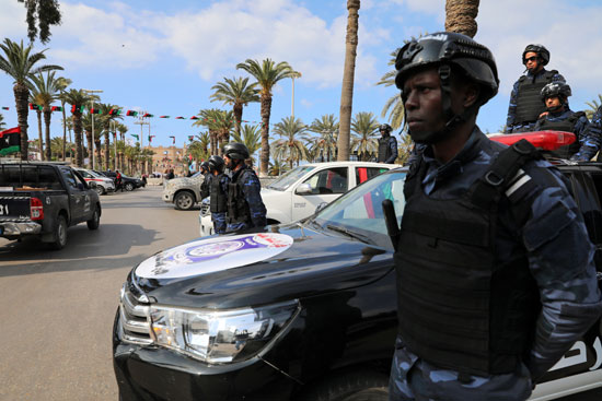 قوات الأمن الليبيى