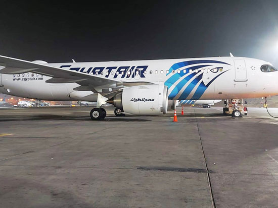 الطائرة الثانية لمصر للطيران من طراز الإيرباص A320 neo (3)