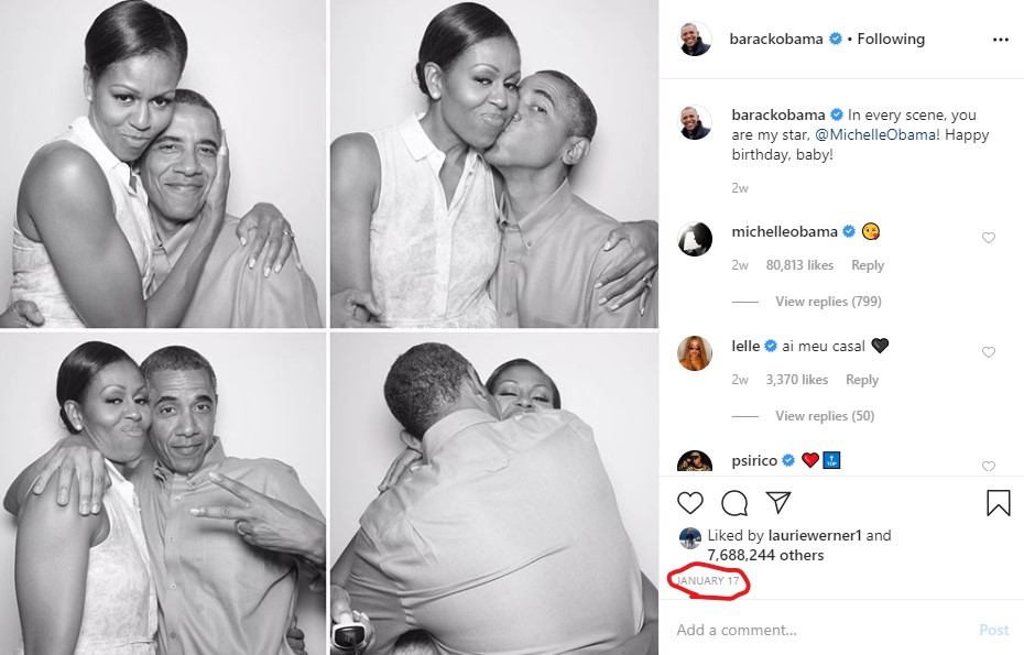 أوباما يحتفل بعيد ميلاد زوجته ميشيل أوباما أوباما يحتفل بعيد ميلاد زوجته ميشيل أوباما