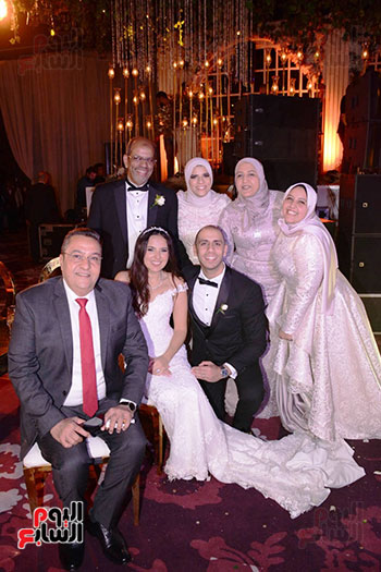  حفل زفاف ابنة وزير الصحة الأسبق (9)