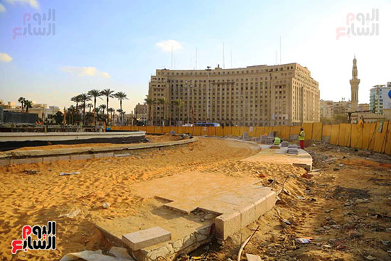 قاعدة مسلة رمسيس الثانى فى ميدان التحرير  (4)