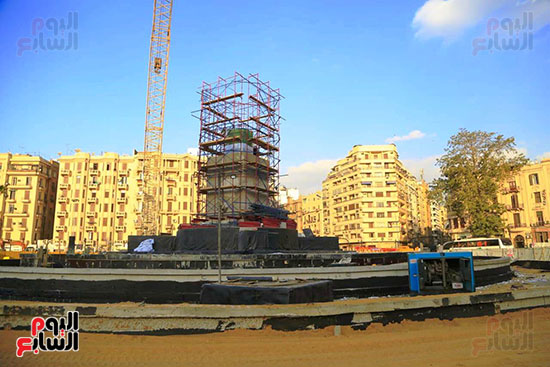 قاعدة مسلة رمسيس الثانى فى ميدان التحرير  (8)