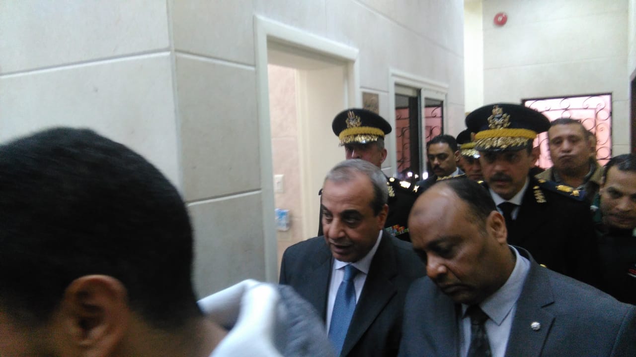 مساعد وزير الداخلية لوسط الدلتا يفتتح نقطه شرطة محلة حسن (1)