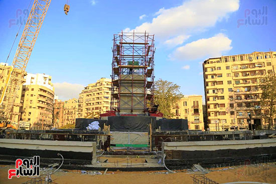 قاعدة مسلة رمسيس الثانى فى ميدان التحرير  (10)