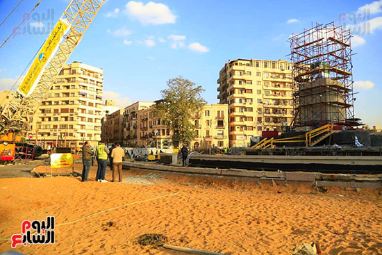 قاعدة مسلة رمسيس الثانى فى ميدان التحرير  (2)