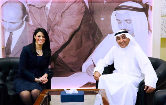 لقاء وزيرة التعاون الدولى ومدير عام الصندوق الكويتي للتنمية الاقتصادية العربية (2)