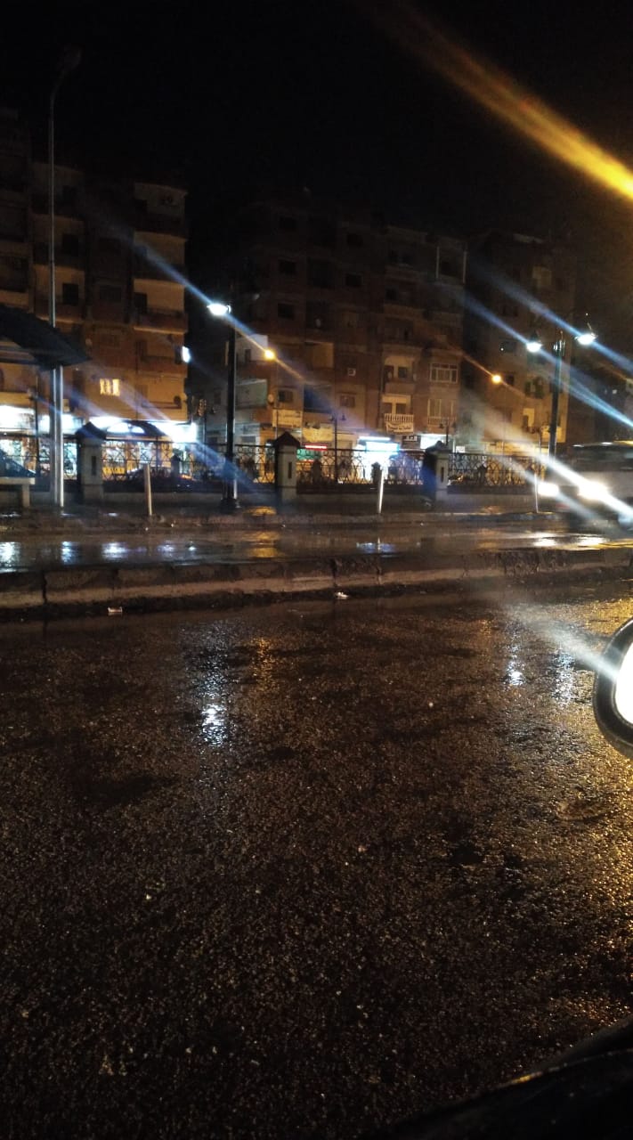  أمطار غزيرة على مدن وقرى كفر الشيخ  (1)
