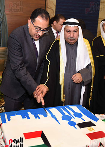 الدكتور مصطفى مدبولى رئيس الوزراء يشارك اليوم بالعيد الوطنى للكويت (6)