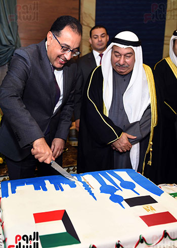 الدكتور مصطفى مدبولى رئيس الوزراء يشارك اليوم بالعيد الوطنى للكويت (7)