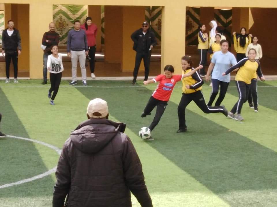 دورى كرة القدم النسائية بين طلاب المدارس بالقليوبية (1)