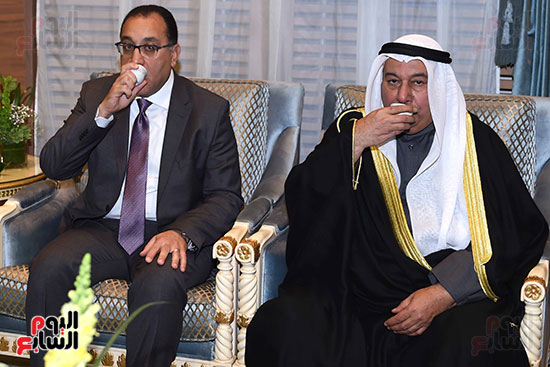 الدكتور مصطفى مدبولى رئيس الوزراء يشارك اليوم بالعيد الوطنى للكويت (3)