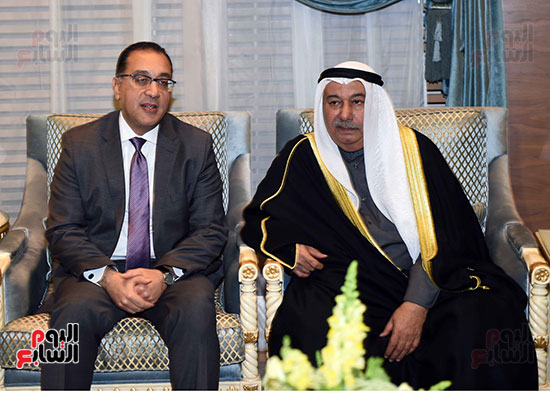 الدكتور مصطفى مدبولى رئيس الوزراء يشارك اليوم بالعيد الوطنى للكويت (4)