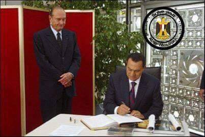صور نادرة توثق مراحل مختلفة من حياة الرئيس الأسبق حسنى مبارك  21996-مبارك-والرئيس-الفرنسى-الأسبق-جاك-شيراك