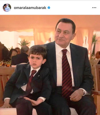 الرئيس الاسبق محمد حسنى مبارك و حفيده (6)