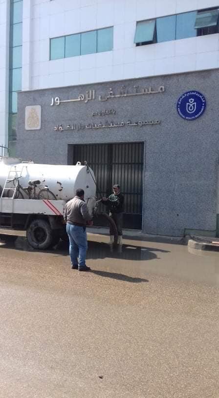 شفط مياه الأمطار من شوارع بورسعيد (5)